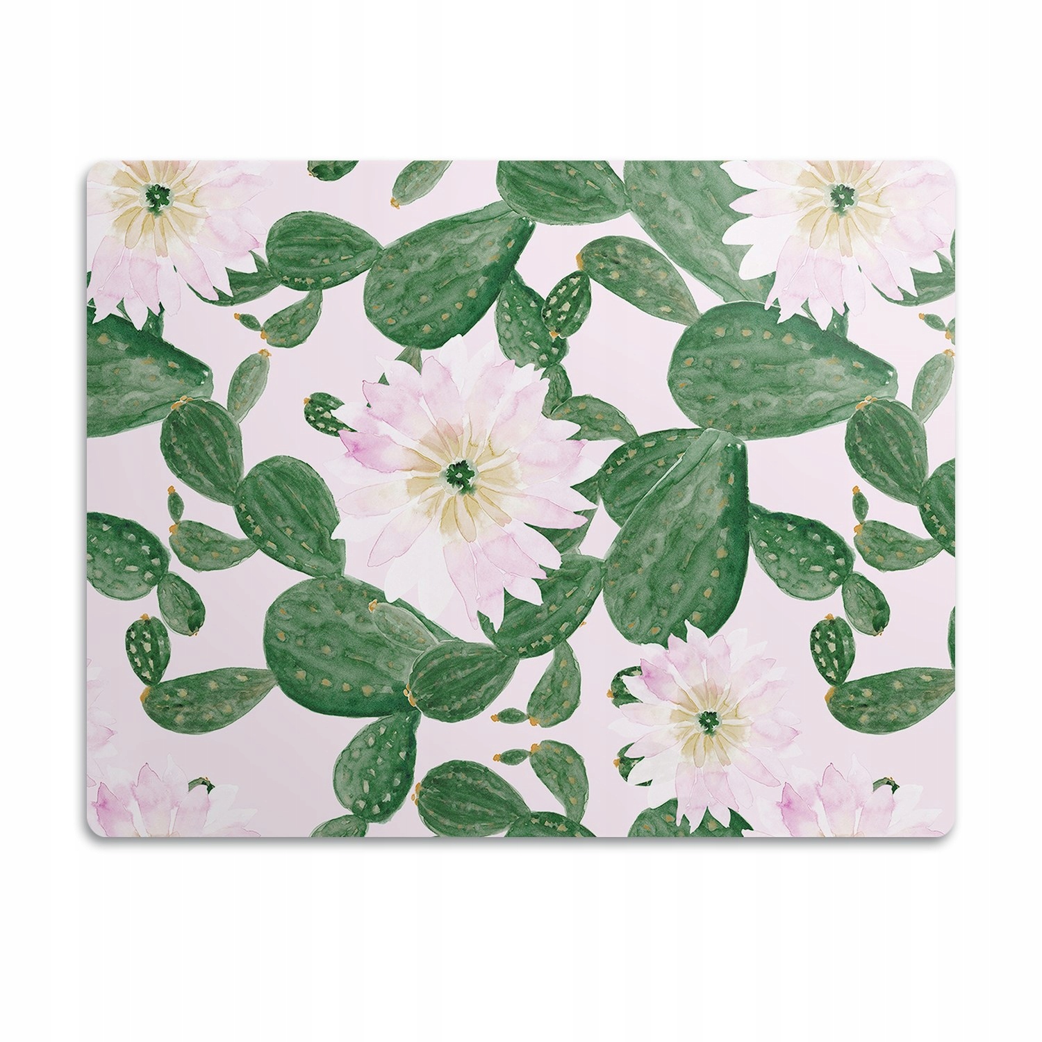 Levně Podložka pro psa pod misku Kvetoucí kaktusy 60x40