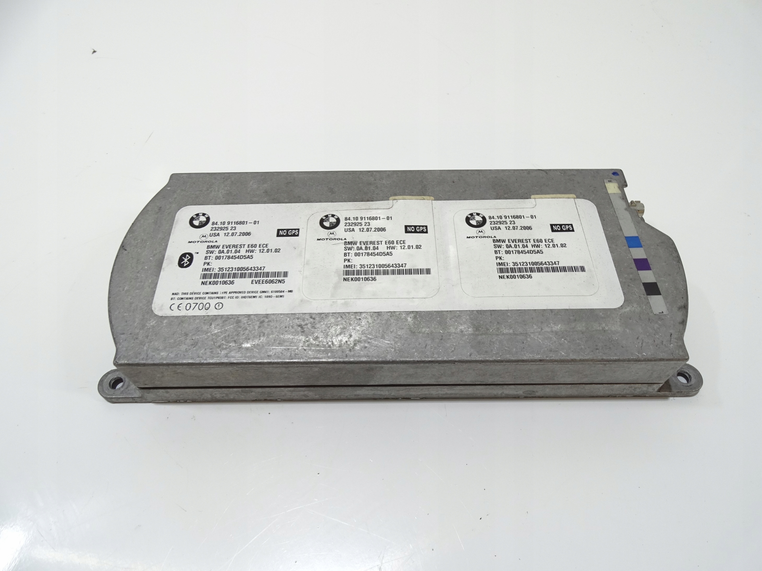 modul Bedienteil BLUETOOTH BMW E60 E61 OE 9116801 (4642658)