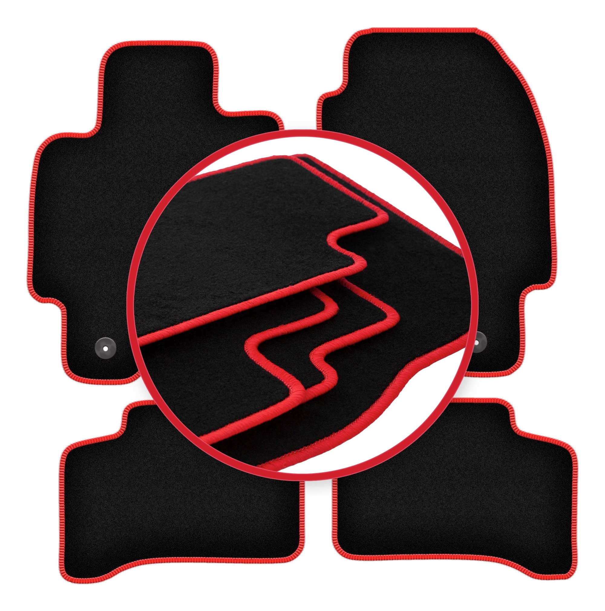 Automobilové velurové koberce Lux pro Jaguar X-Type estate, kombi, sedan (20