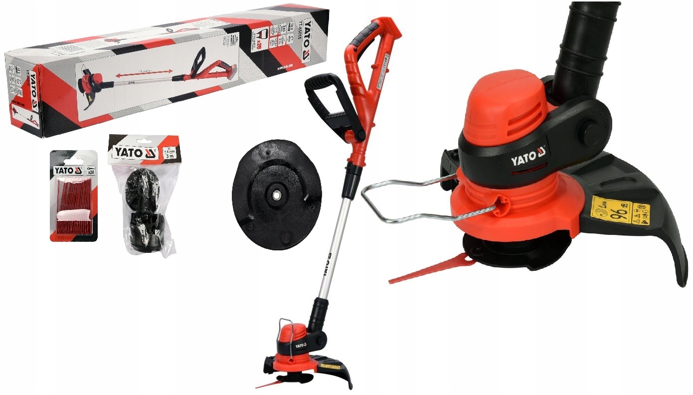 Vyžínač Kosa 2v1 Hlava S Nožnicami A Vlascom Body 18V Yato YT-85015