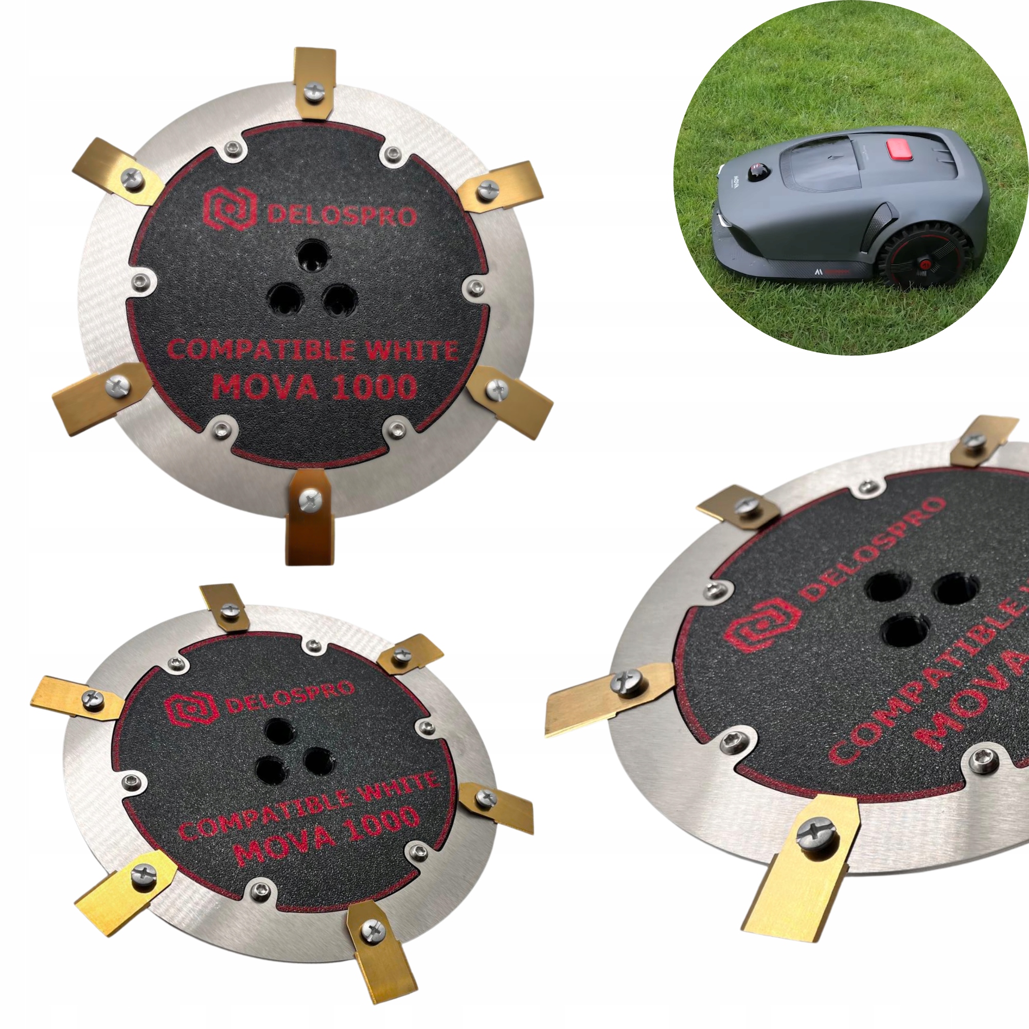 Tarcza Na 6 Ostrzy Stal Do Dreame Mova 1000 6 X Ostrza Powłoka Tytanowa