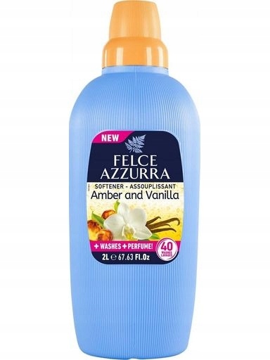 Levně 4x Felce Azzurra Amber and Vanilla tekutá aviváž 2 l