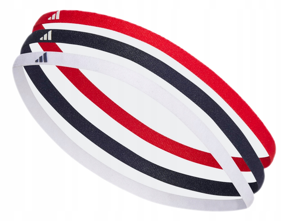 

Opaski Adidas Na głowę do biegania Hairband 3 pak