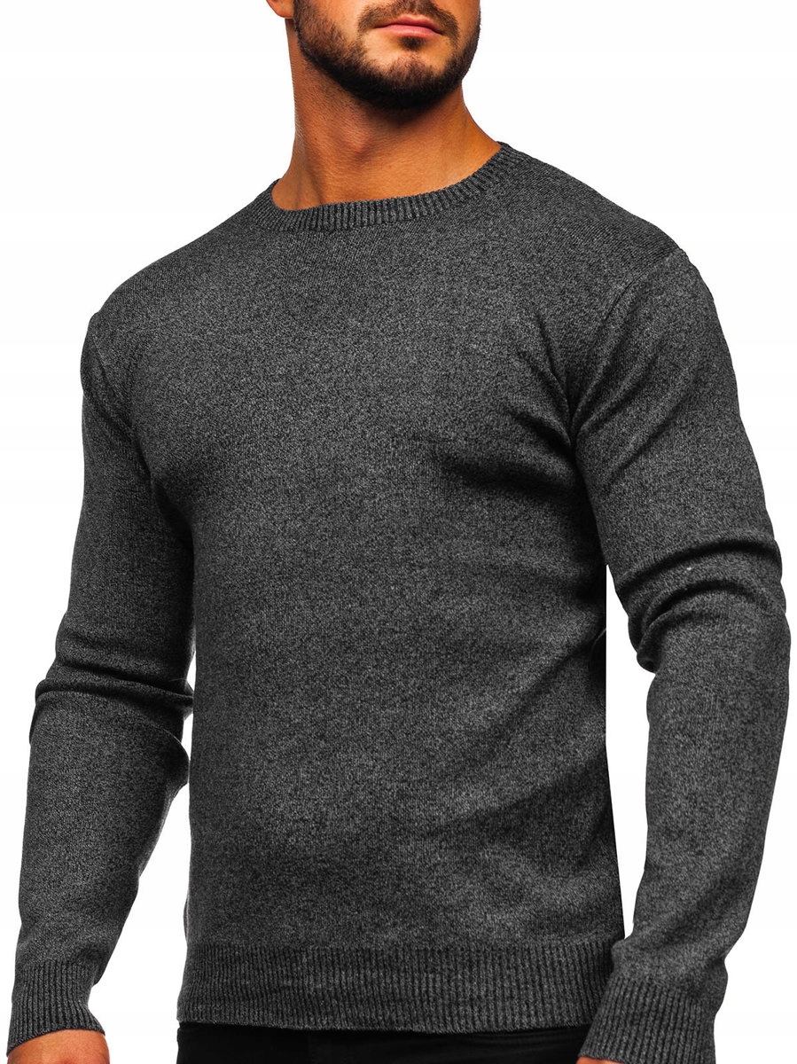 

Sweter Męski Klasyczny Czarny S8165 DENLEY_2XL