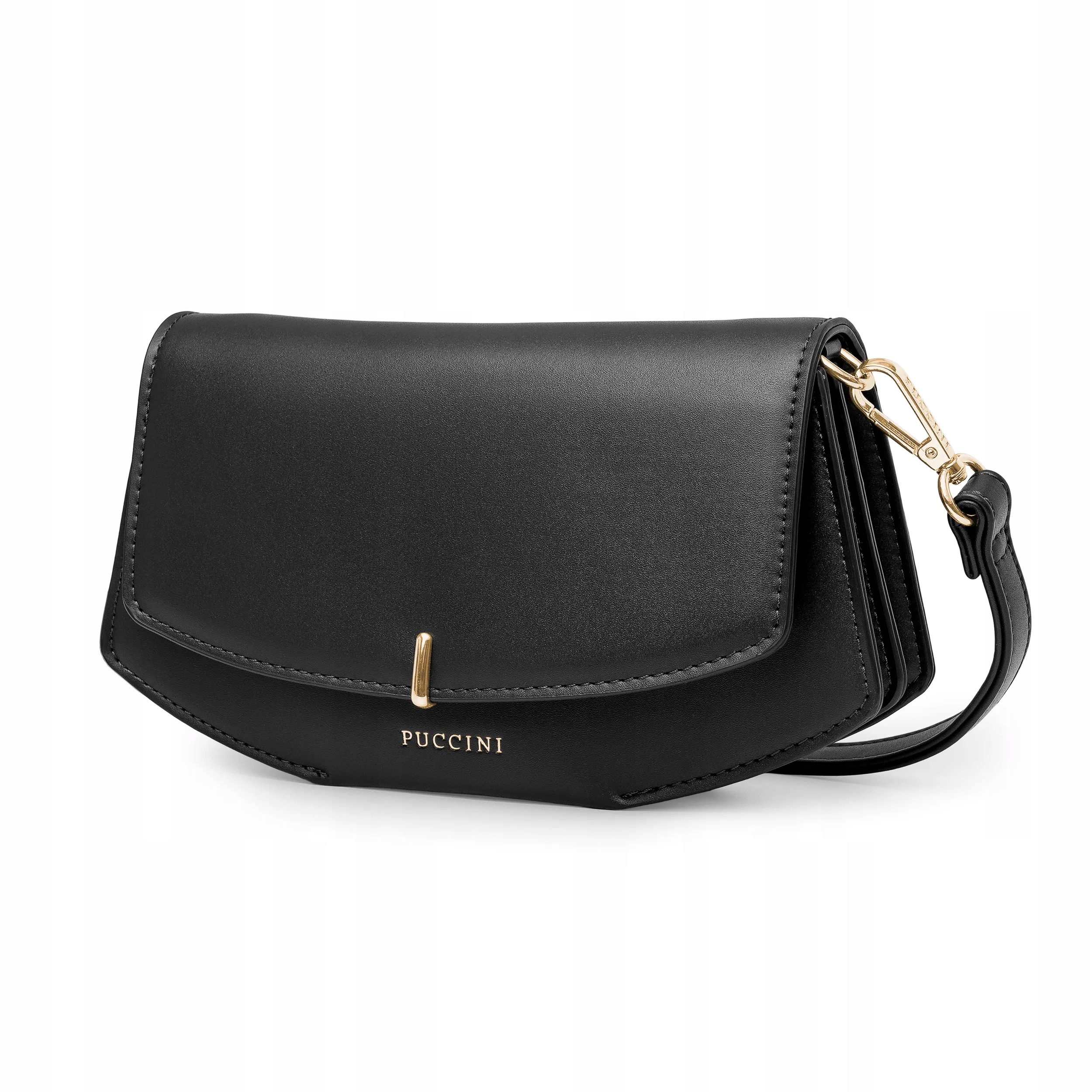 Dámská kabelka Malá Černá Elegantní Na Pásku Puccini BK1261003T-1