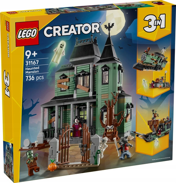 stavebnice Lego Creator 31167 Strašidelná rezidence