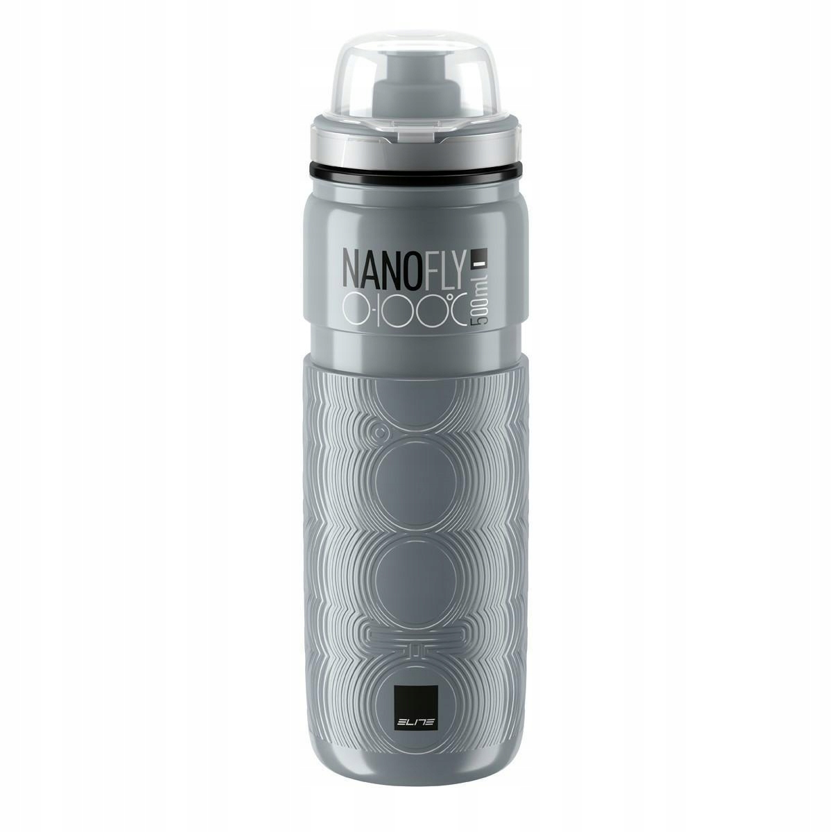 Bidon Termiczny Elite Nanofly 500ml Szary
