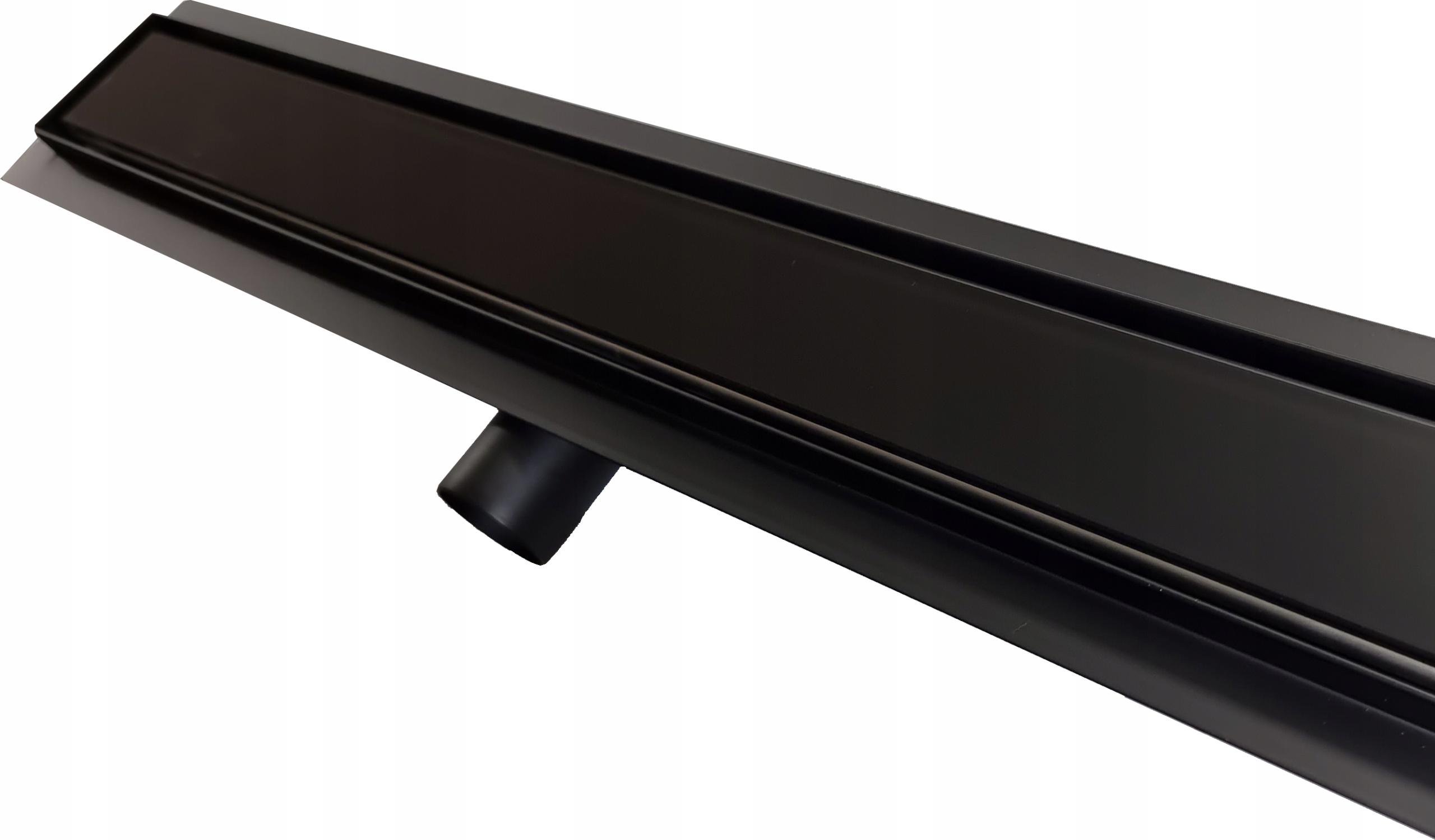 SANITLINE Odpływ liniowy CZARNE SZKŁO / MAT 70cm Szerokość produktu 7 cm