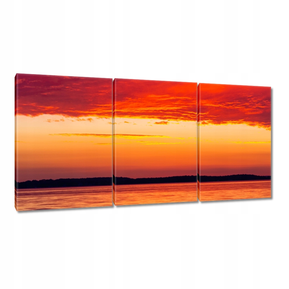 

Obrazy 120x60 Zachód słońca Chmury