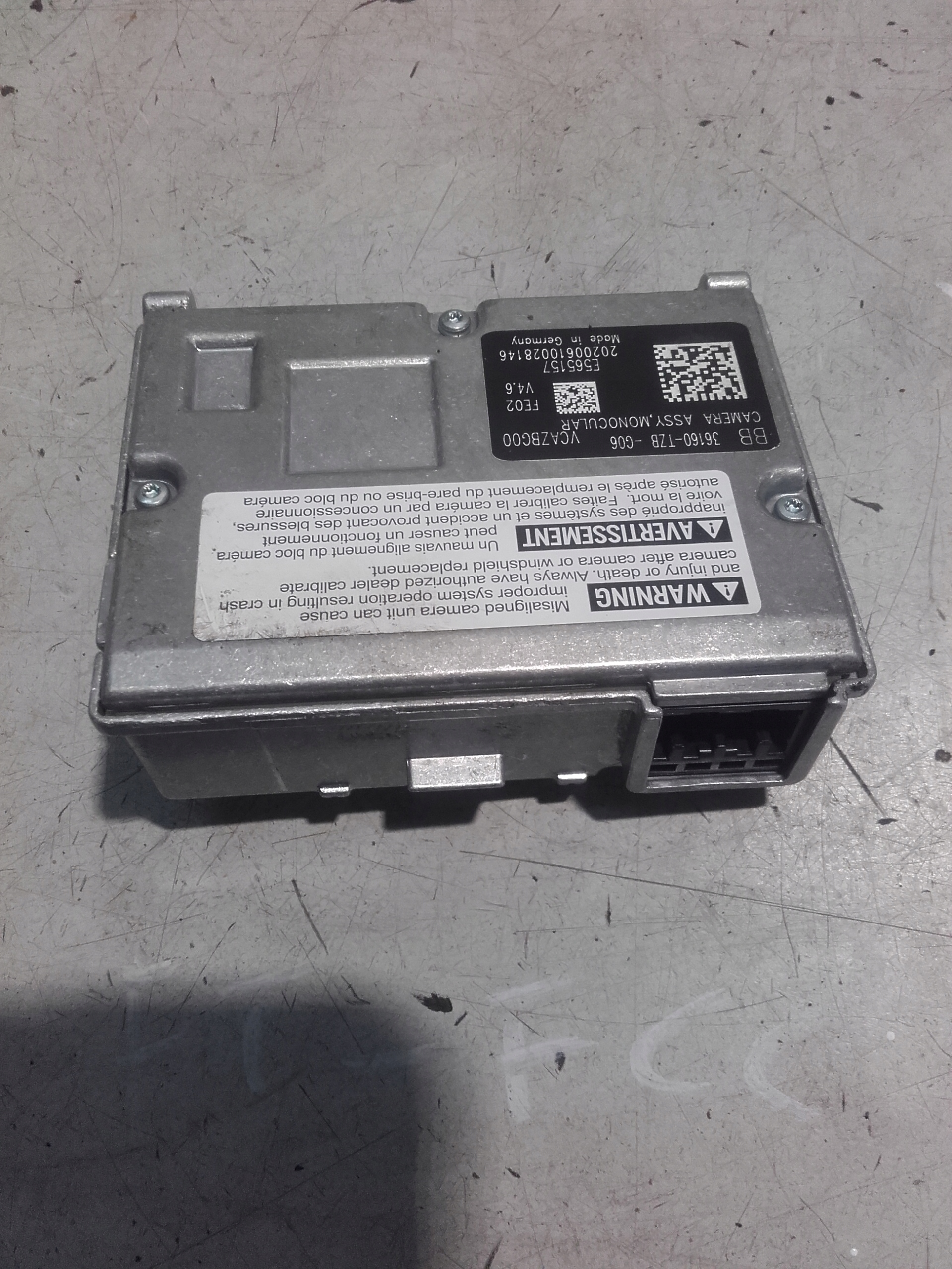 36160-TZB-G06 - HONDA JAZZ V МОДУЛЬ КАМЕРЫ ПОМОЩНИК ПОЯСА 20-