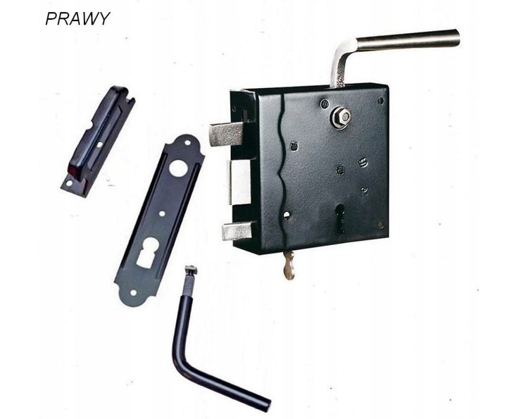 

Zamek Wiejski Retro Skrzynkowy Prawy Metal