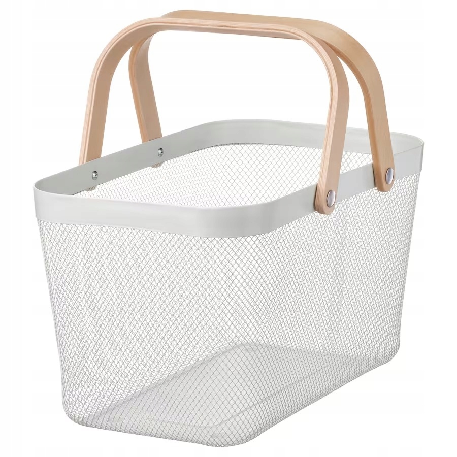 

Ikea Risatorp Kosz biały 27x42x23 cm