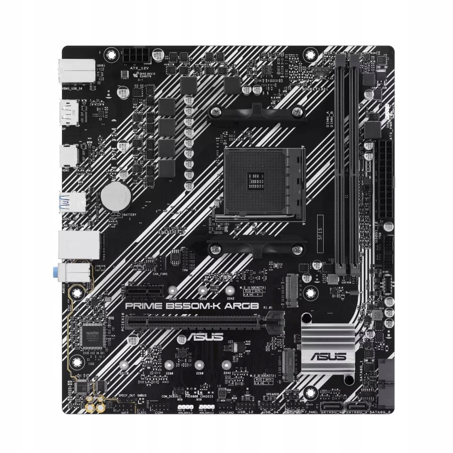Asus Prime B550M-K Argb/ AM4/ mATX 90MB1GC0-M0EAY0