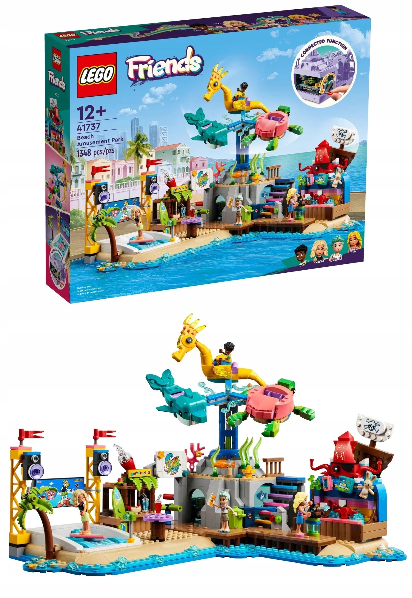 Lego Friends 41737 Plażowy park rozrywki
