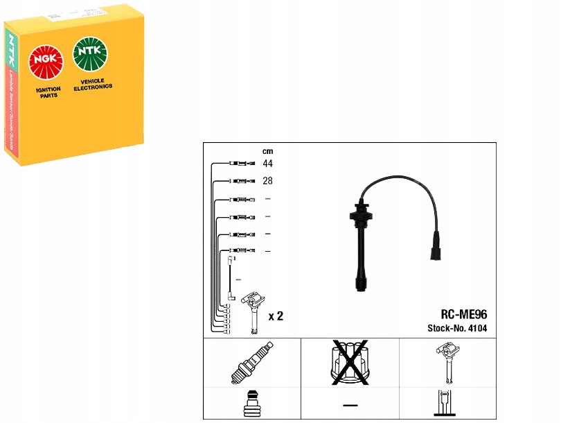 NGK4104 Výškové Kabely Mitsubishi Asistent řidiče #33