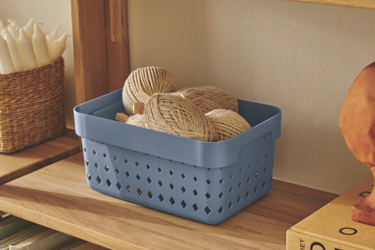 Koszyczek pojemnik organizer SEOUL XL Beżowy Kolor beżowy odcienie brązowego