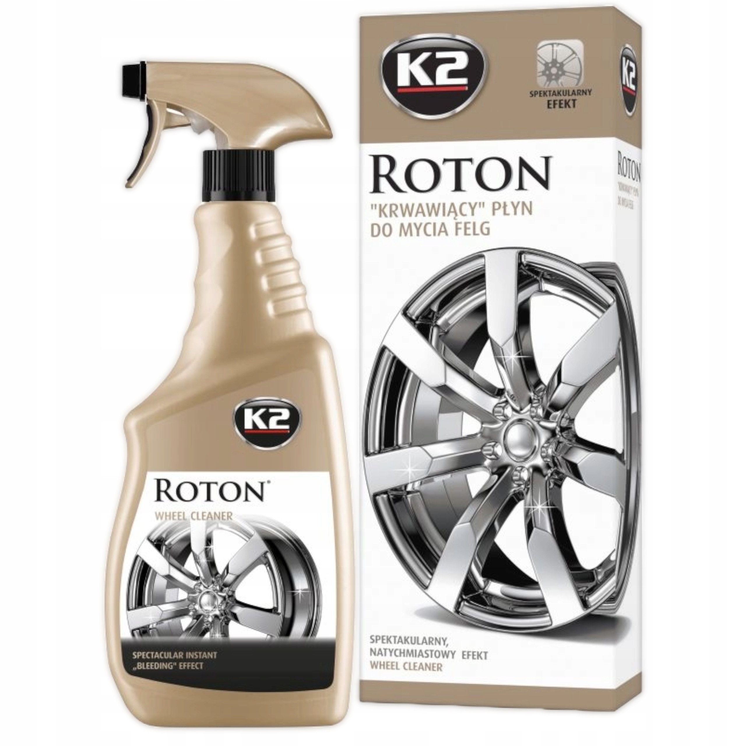 K2 Roton Czerwona Krwawa Felga Płyn Do Czyszczenia Felg 1L