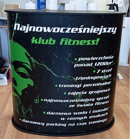 Duża Trybunka Reklamowa Promocyjna Z WYDRUKIEM Stan opakowania oryginalne