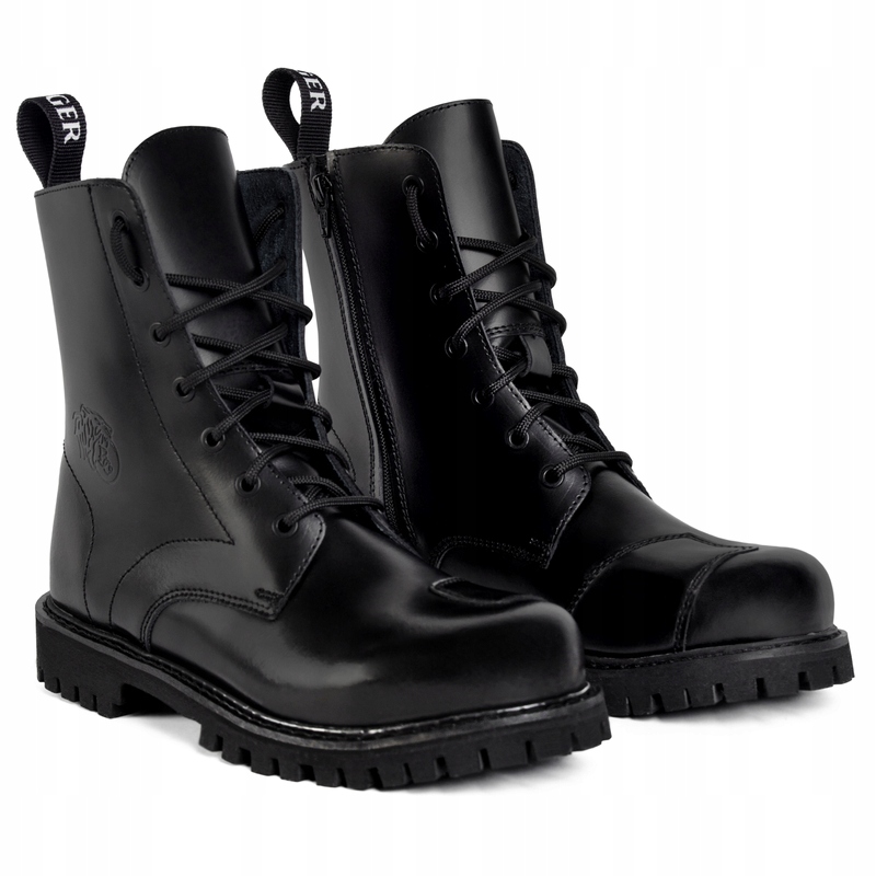 BUTY SKÓRZANE BROGER MONTANA BLACK 37