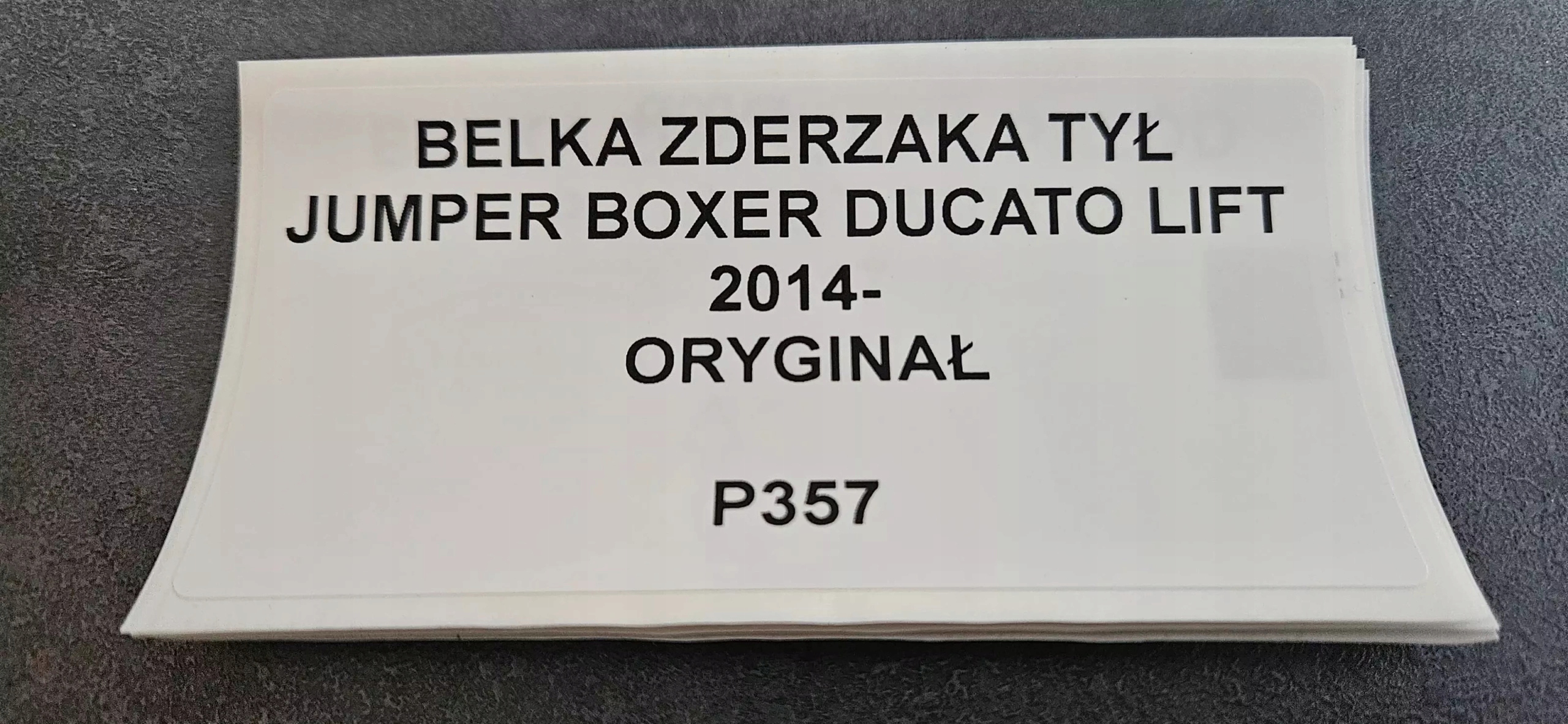 bumper support rear part JUMPER BOXER DUCATO LIFT 2014
