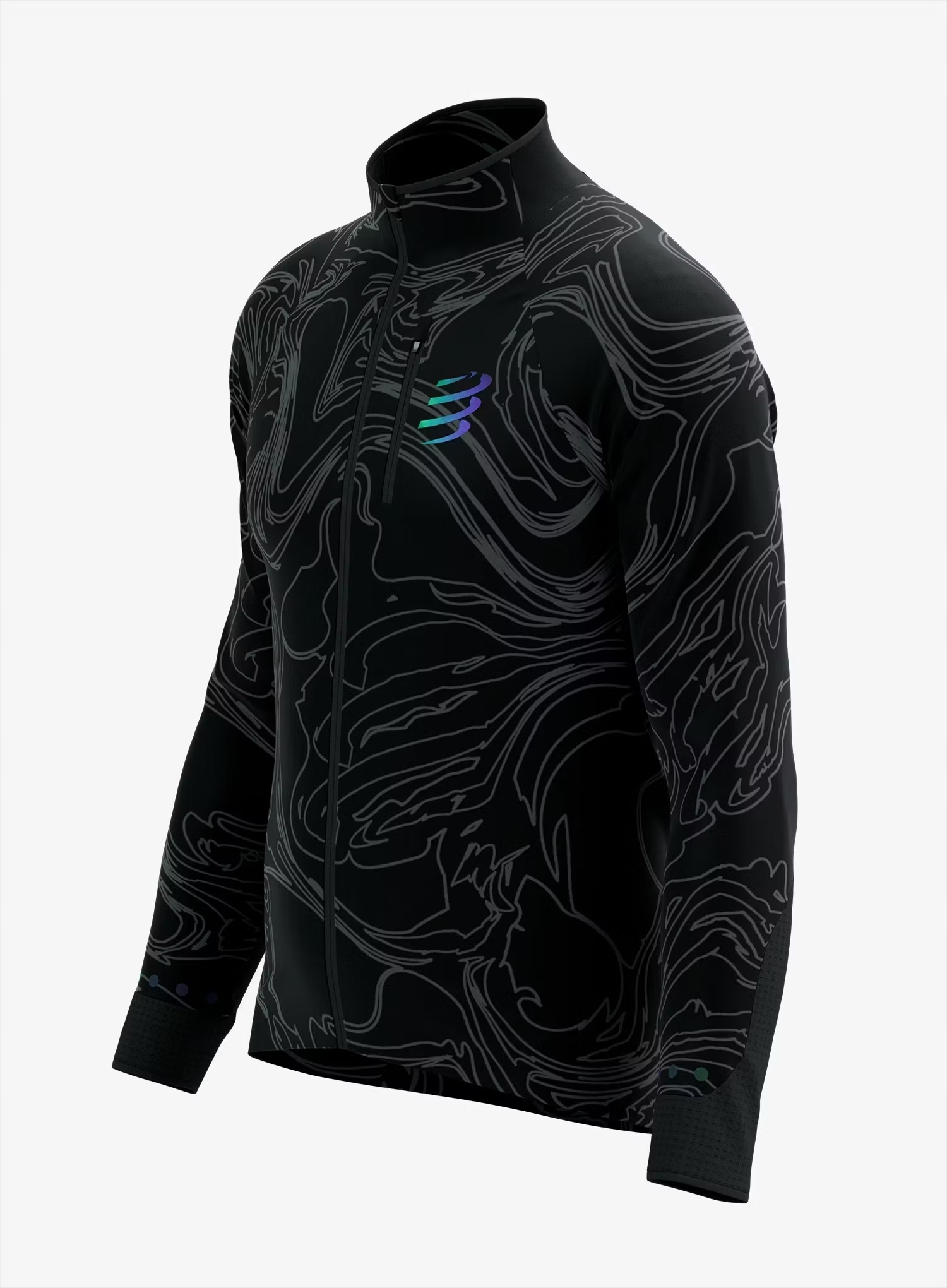 Compressport bunda Hurricane Windproof černá [Velikost S]