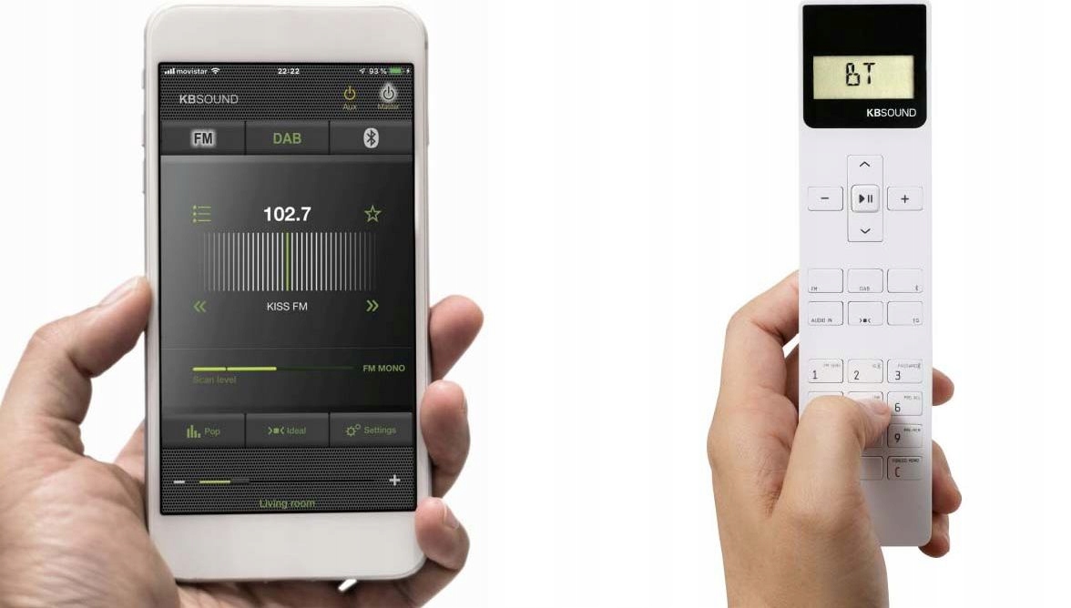 Kbsound Star 5 Radio FM z bluetooth Kolor biały