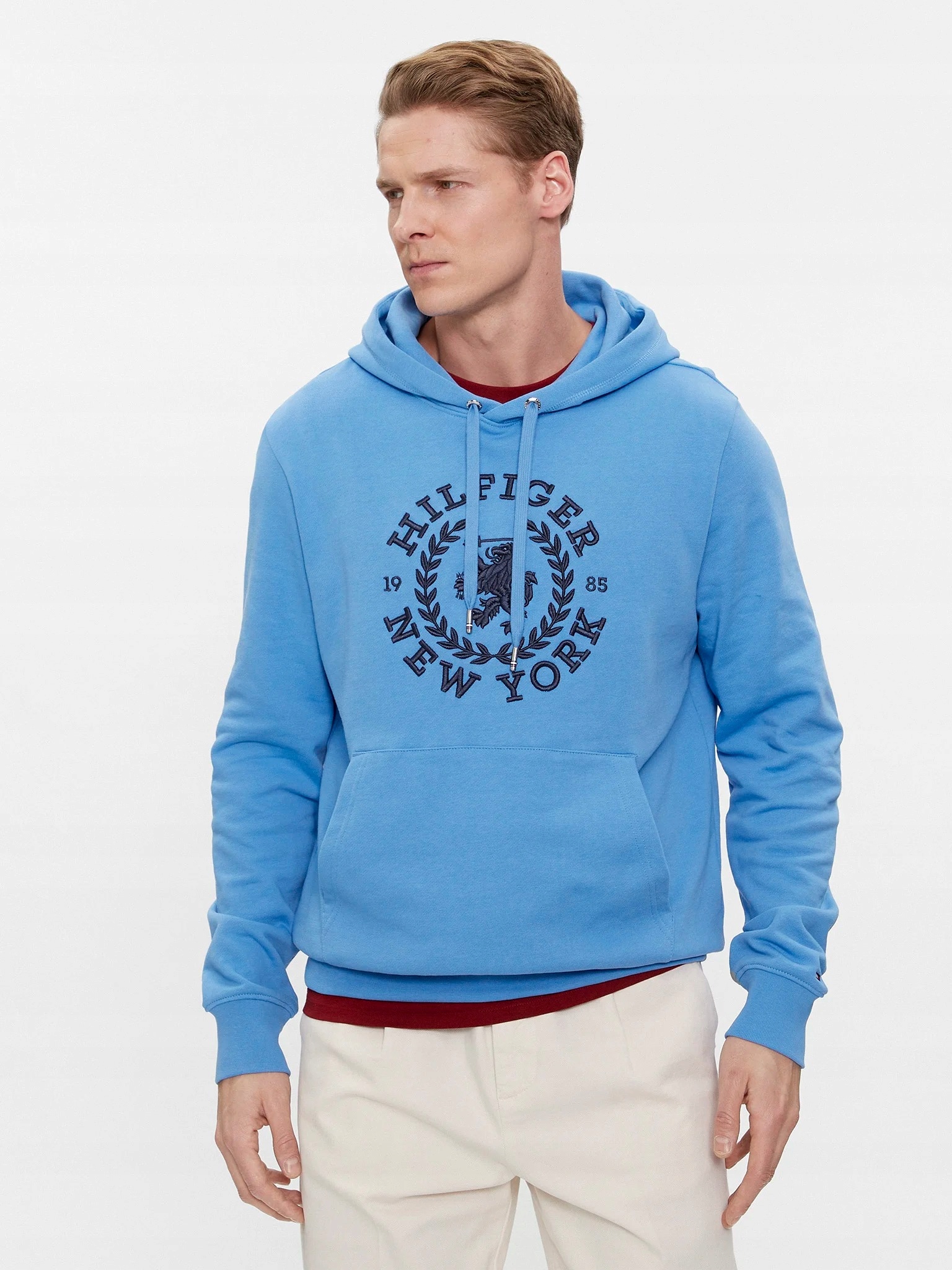 Tommy Hilfiger Nová Pánská Mikina Big Icon Crest Hoodie MW0MW33650 C30 R XXL