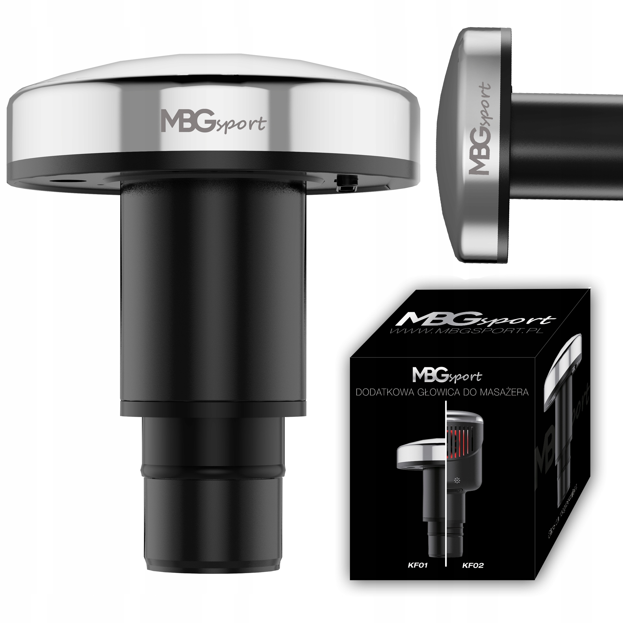 GŁOWICA KOŃCÓWKA ROZGRZEWAJĄCA PISTOLETU MASAŻERA