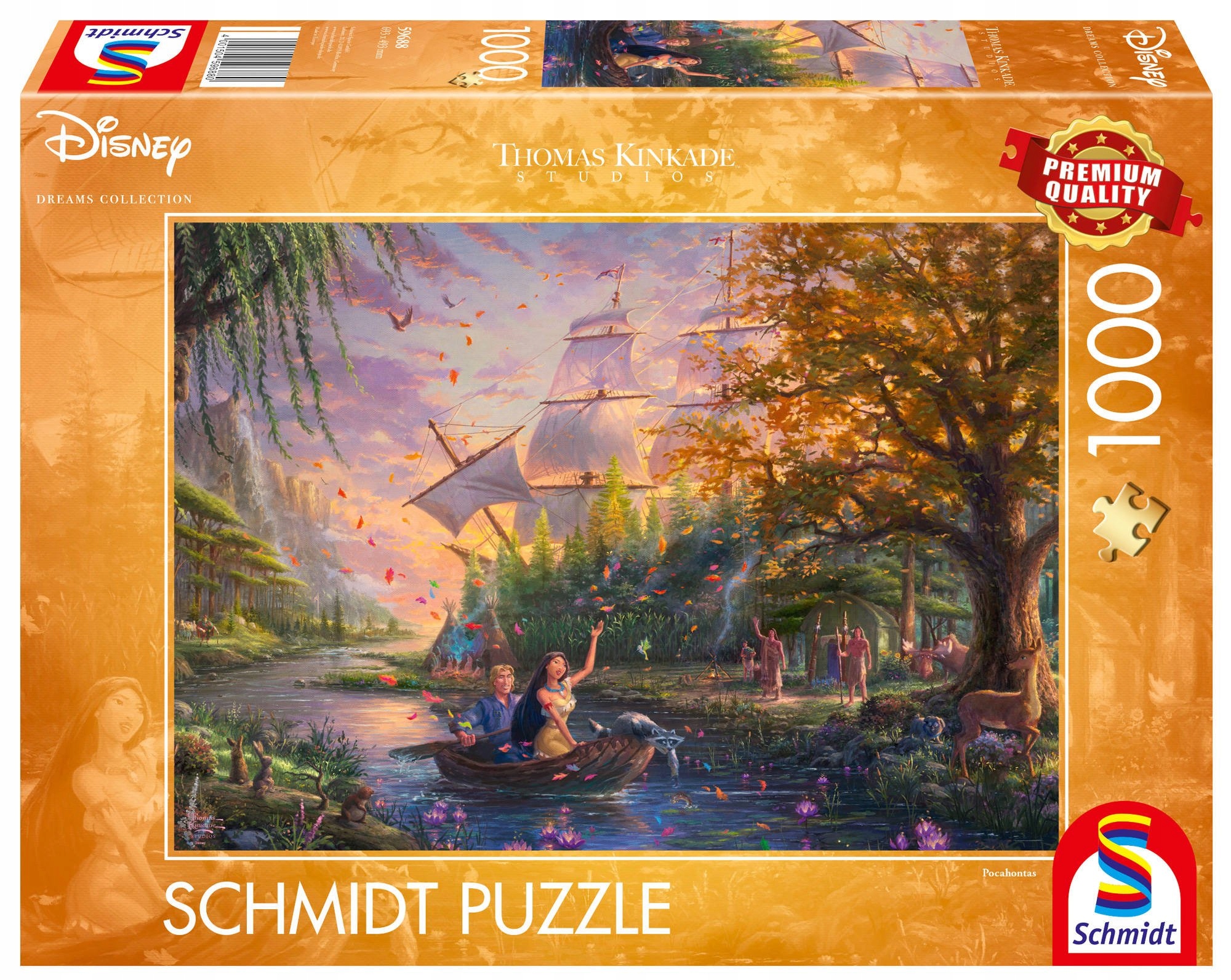

Schmidt Pq Puzzle 1000 Thomas Kinkade Pocahontas