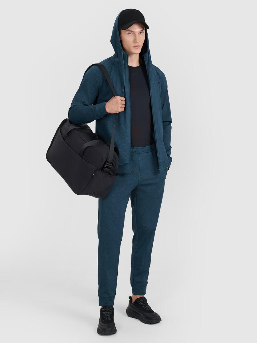 Pánská Pánská Mikina 4F Regular Rychleschnou Fnk M586 Denim Námořnická Modrá L