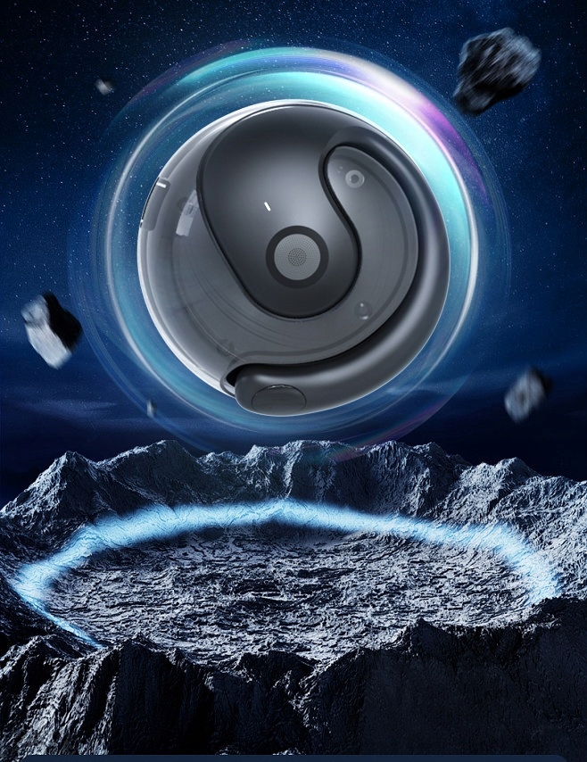 SŁUCHAWKI BEZPRZEWODOWE ZAUSZNE BLUETOOTH 5.3 JM13 2024 SPORTOWE Mikrofon tak