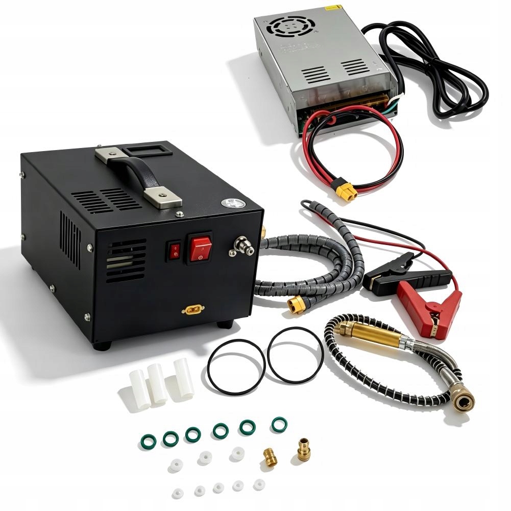 Přenosná Vzduchová Kompresorová Pumpa Pcp 4500PSI 30MP Barometrem