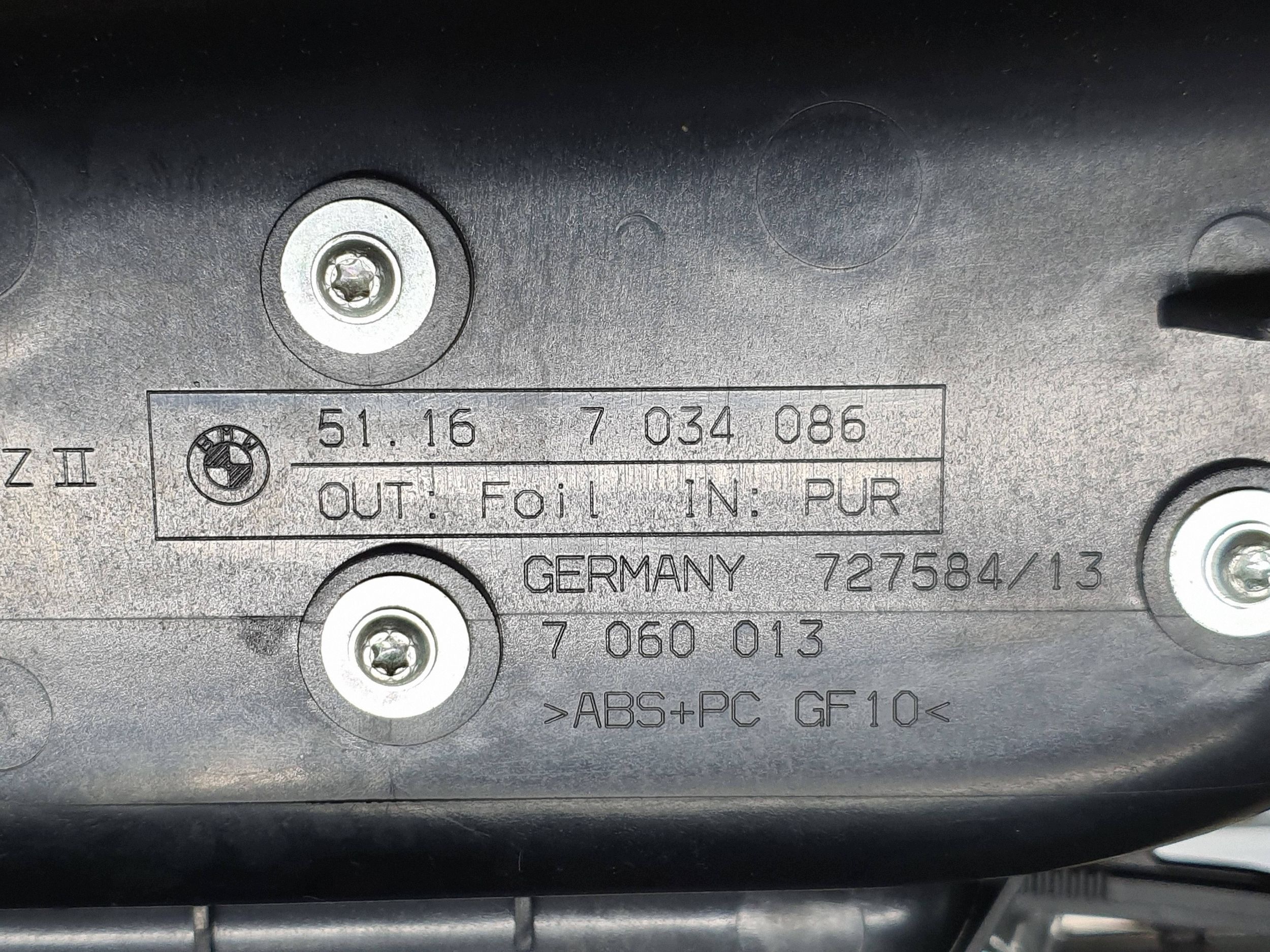 TUNEL central armrest POKRETLO IDRIVE EU 7034086 6963051 BMW E60 E61