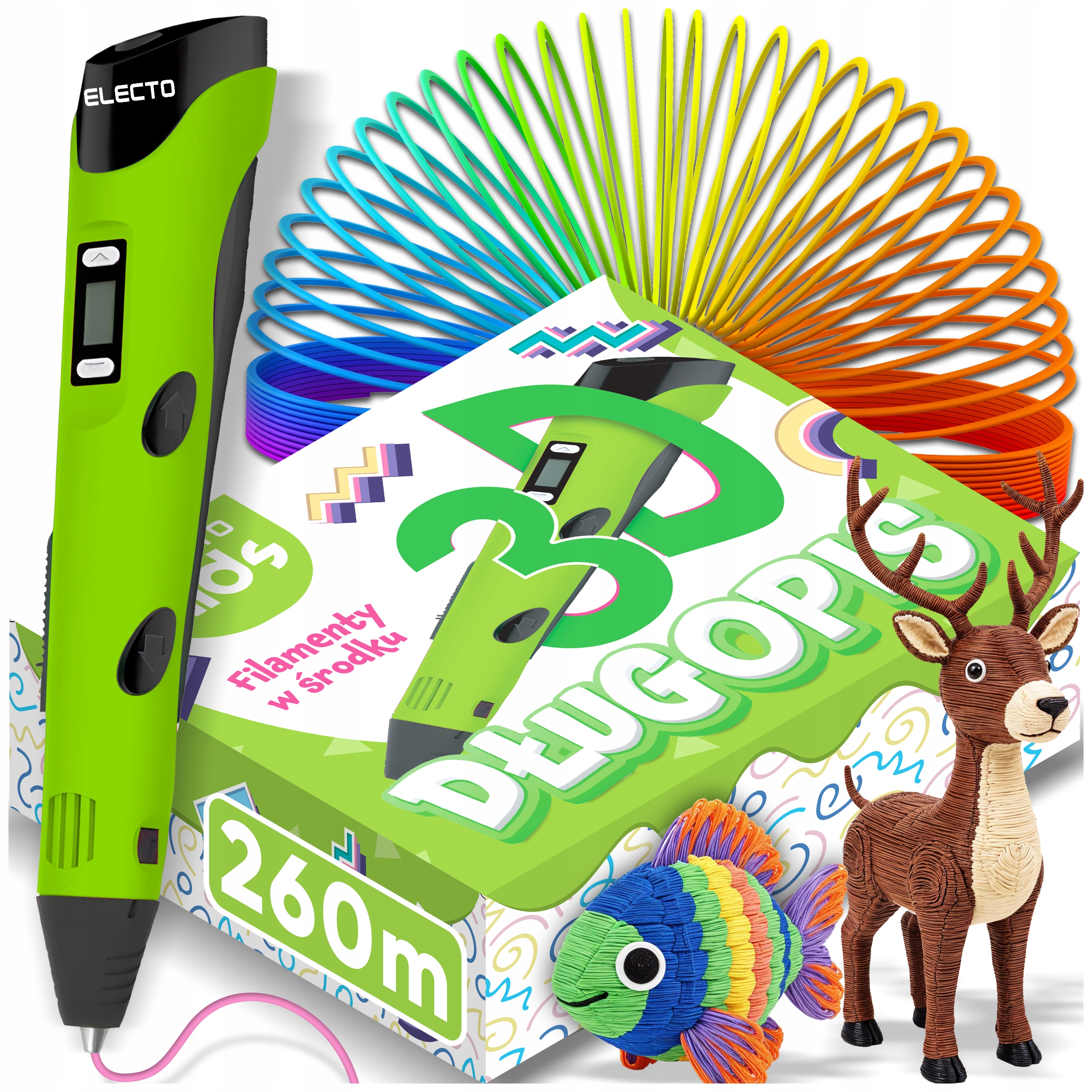 Długopis 3D Electo Drukarka 3D Filament Wkład Do Długopisu 3D 260m