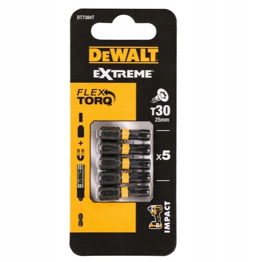 

Dewalt DT7384T-QZ Bity Udarowe T30X25MM 5SZT.
