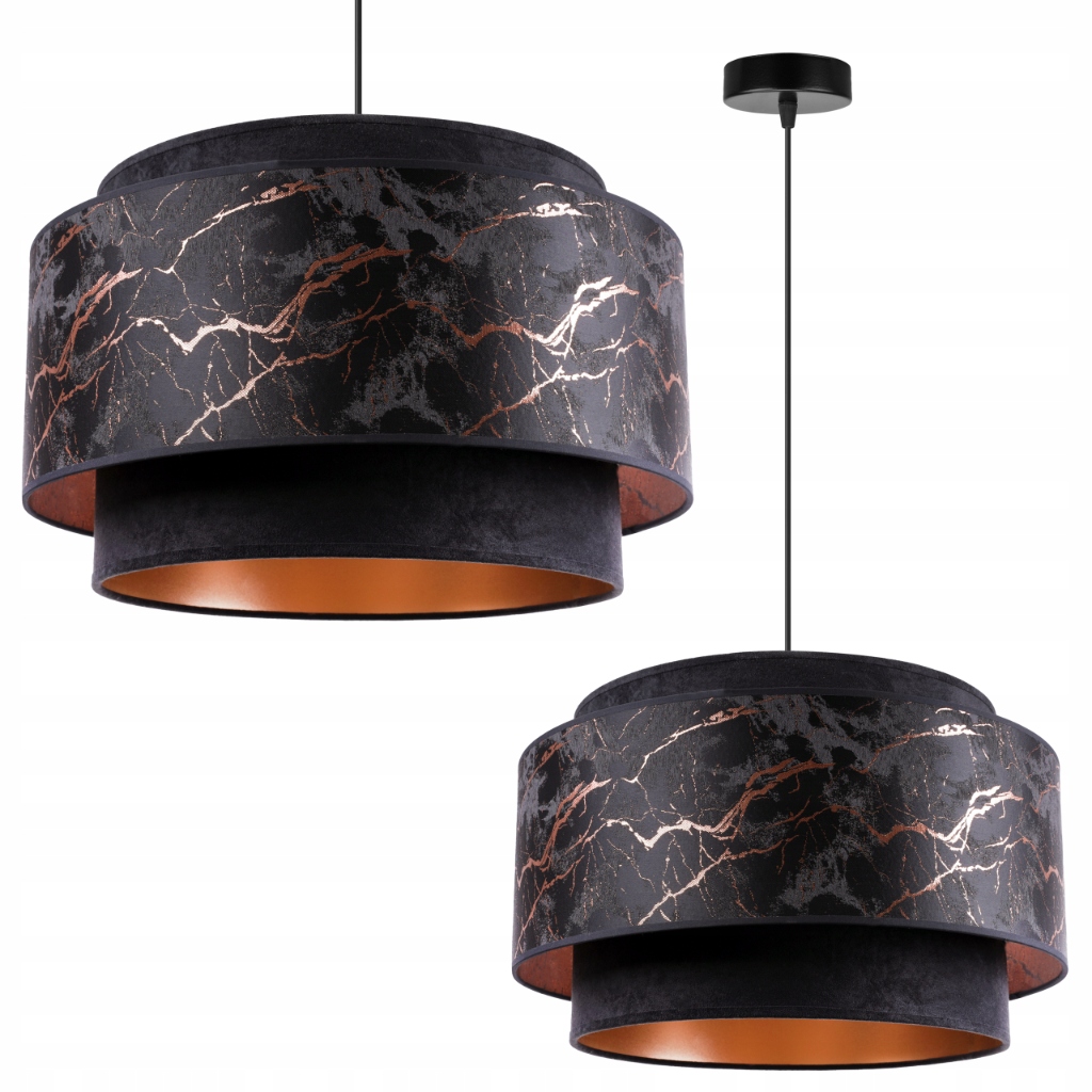 Závěsné Stropní Svítidlo Lustr Do Obývacího Pokoje Ložnice Glamour Abažur