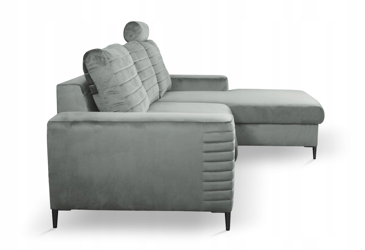 Narożnik KOKO 252/165cm Rudy różne kolory LS Wysokość mebla 117.5 cm