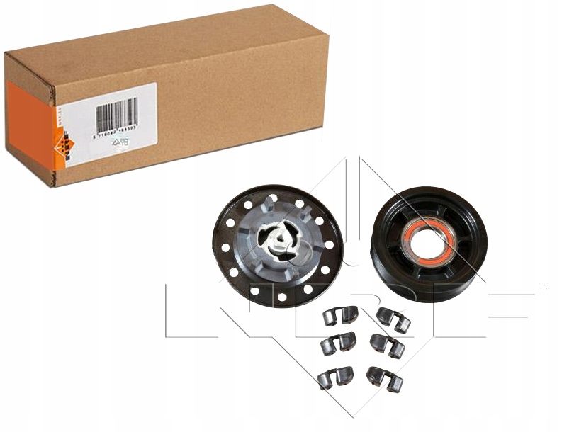 SPRZĘGŁO KOMPLETNE KOMPRESORA KLIMATYZACJI DENSO 5SE12C 12V 7 115MM