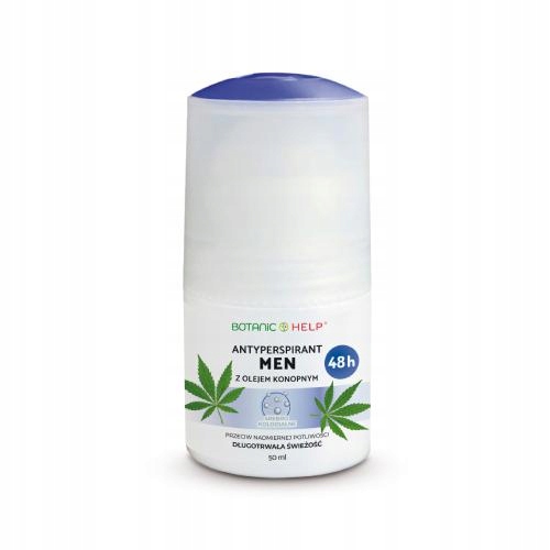

Botanic Help Antyperspirant Men olej konopny 50ml