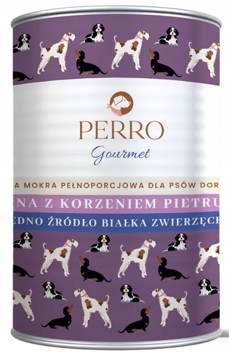 Levně Perro Light Monoproteinové Krmivo Mokrá srnka petrželka pro psa 6x400g