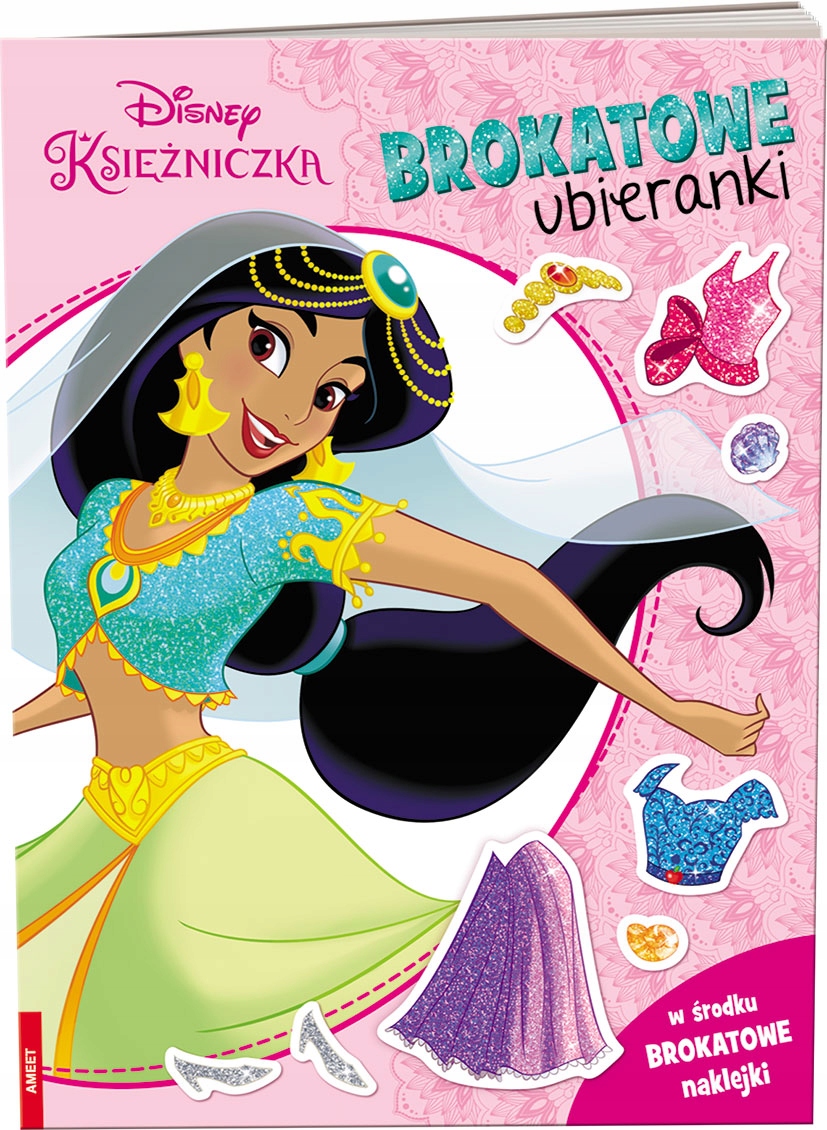 

Disney Księżniczka Brokatowe ubieranki