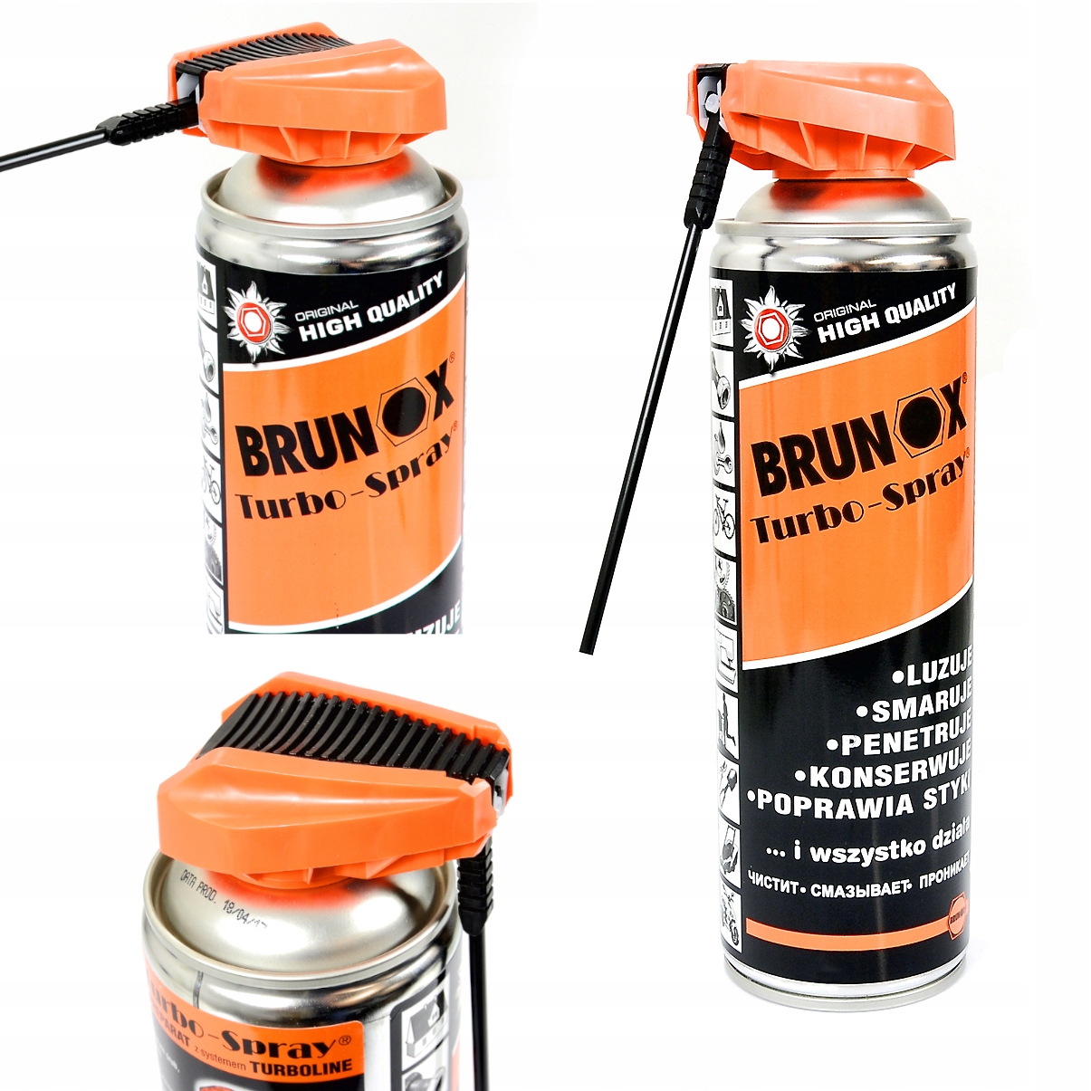 Brunox Turbo-Spray 500 ml Stan opakowania oryginalne