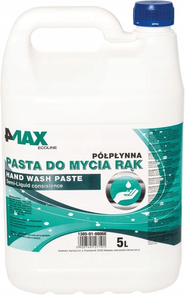 

Półpłynna Pasta Do Mycia Rąk 4MAX 5L Ścierniwo