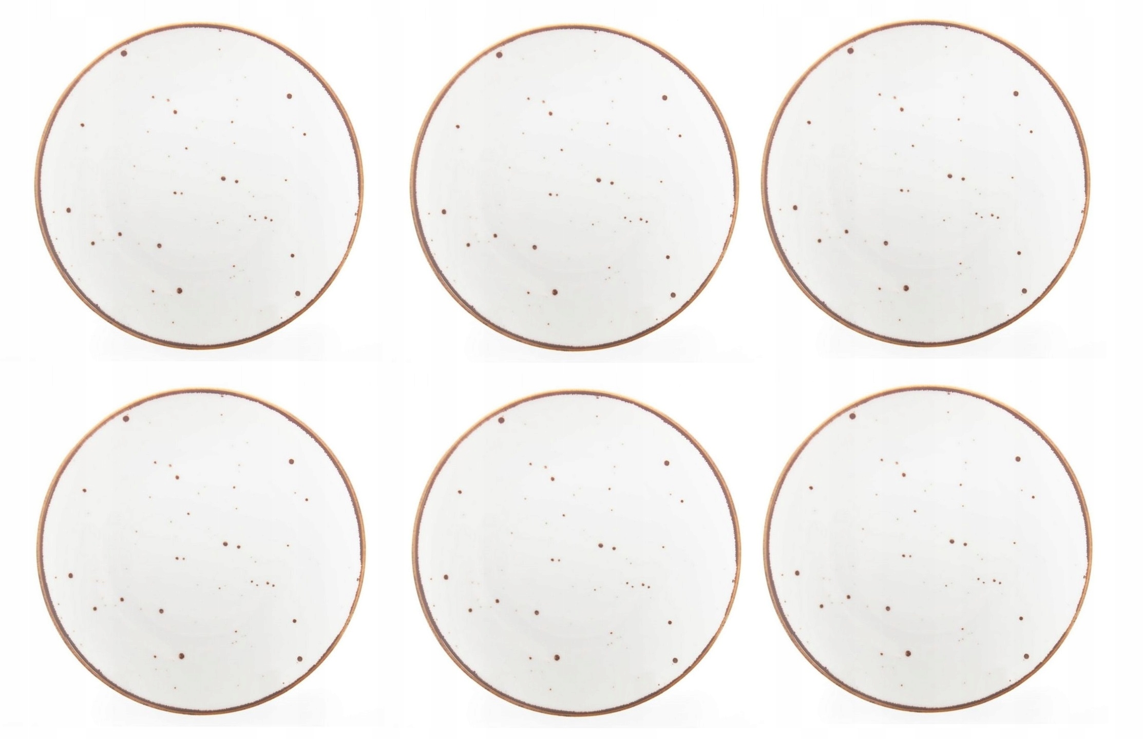 

Bogucice Cottage White 6 x Talerz Deserowy 22 CM