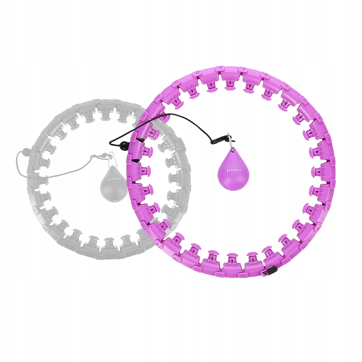 HULA HOP Z OBCIĄŻNIKIEM HHW12 ROZMIAR PLUS SIZE XXL KOŁO SMART TRENING EAN (GTIN) 5907695545265