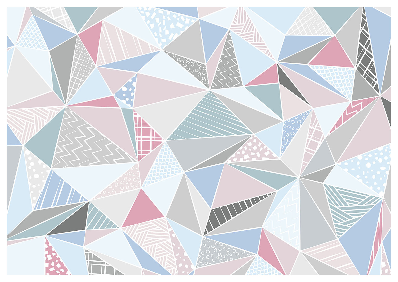 Fototapeta Abstraktné trojuholníky pastelová geometria 416x254 lepidlo