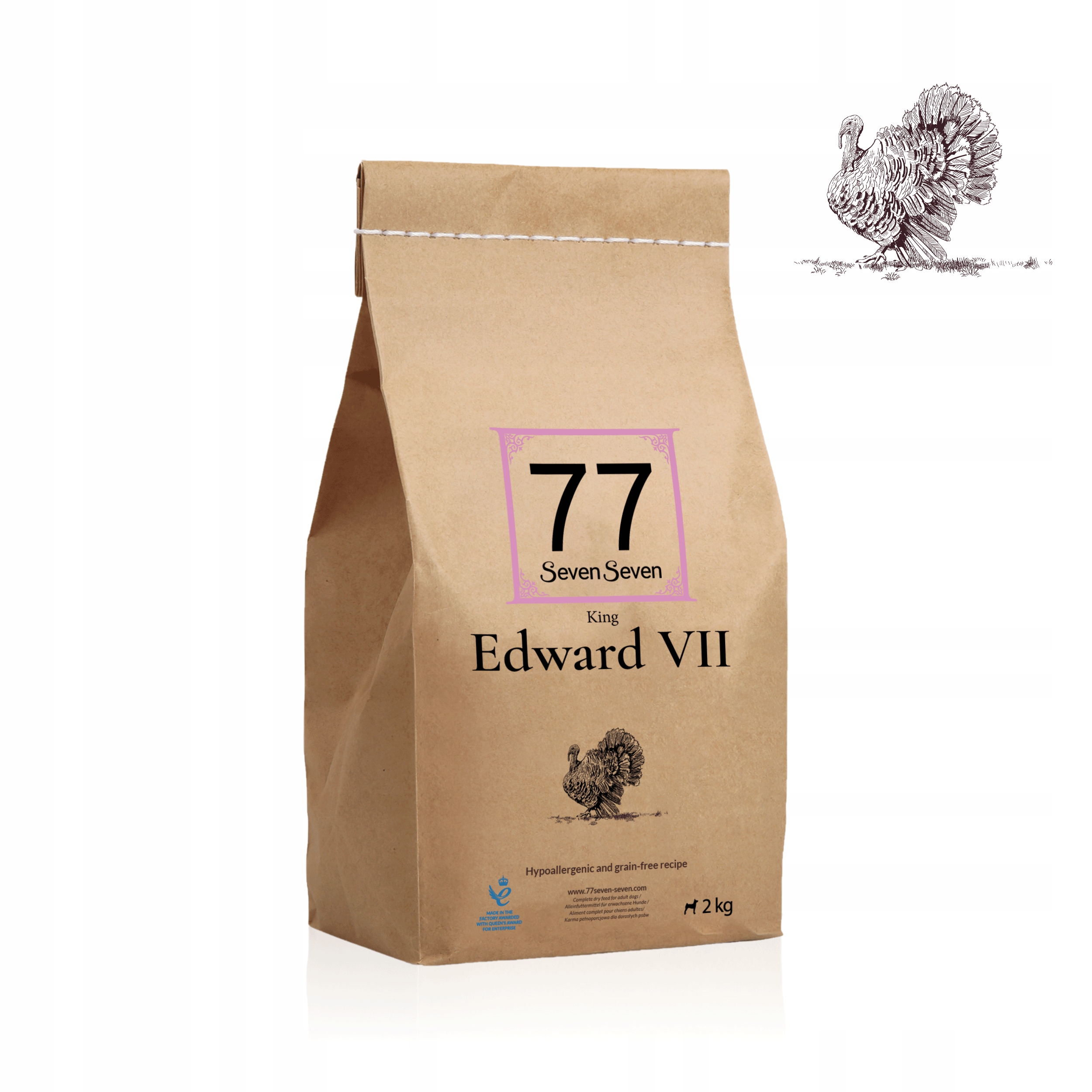 77 Edward VII suché krmivo Krůta se zeleninou a ovocem 2 kg