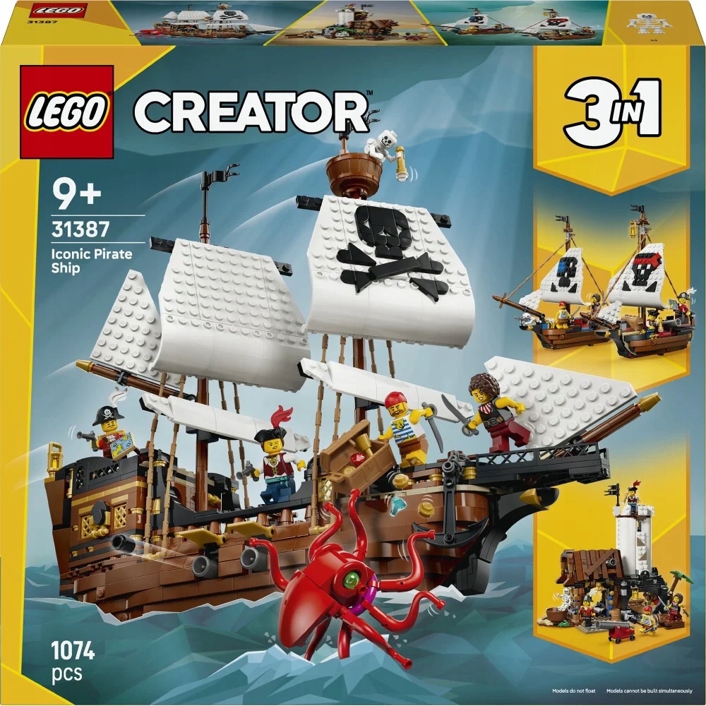 Lego Creator Legendární loď 3v1 31387