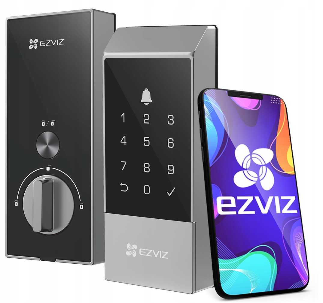 Inteligentní Wi-Fi zámek DL04 s Pin kódem a aplikací Ezviz