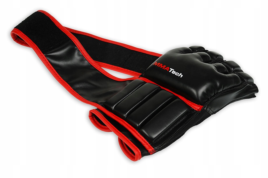 RĘKAWICE MMA GRAPPLINGOWE CHWYTNE KRAV MAGA DŁUGI RZEP DBX BUSHIDO - M Kolor dominujący czarny